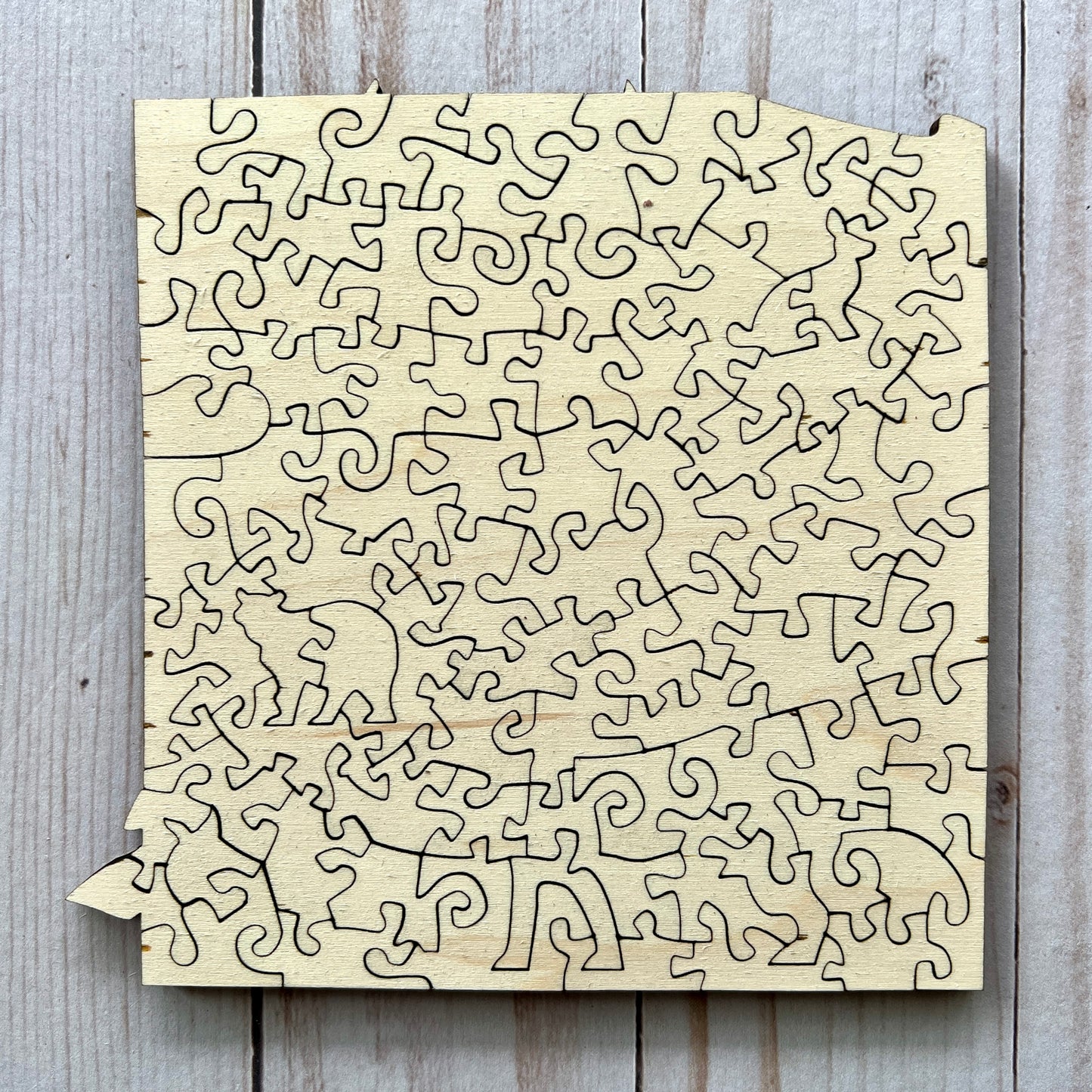 Whitetail Deer Wooden Jigsaw Puzzle by Adolfo Valle