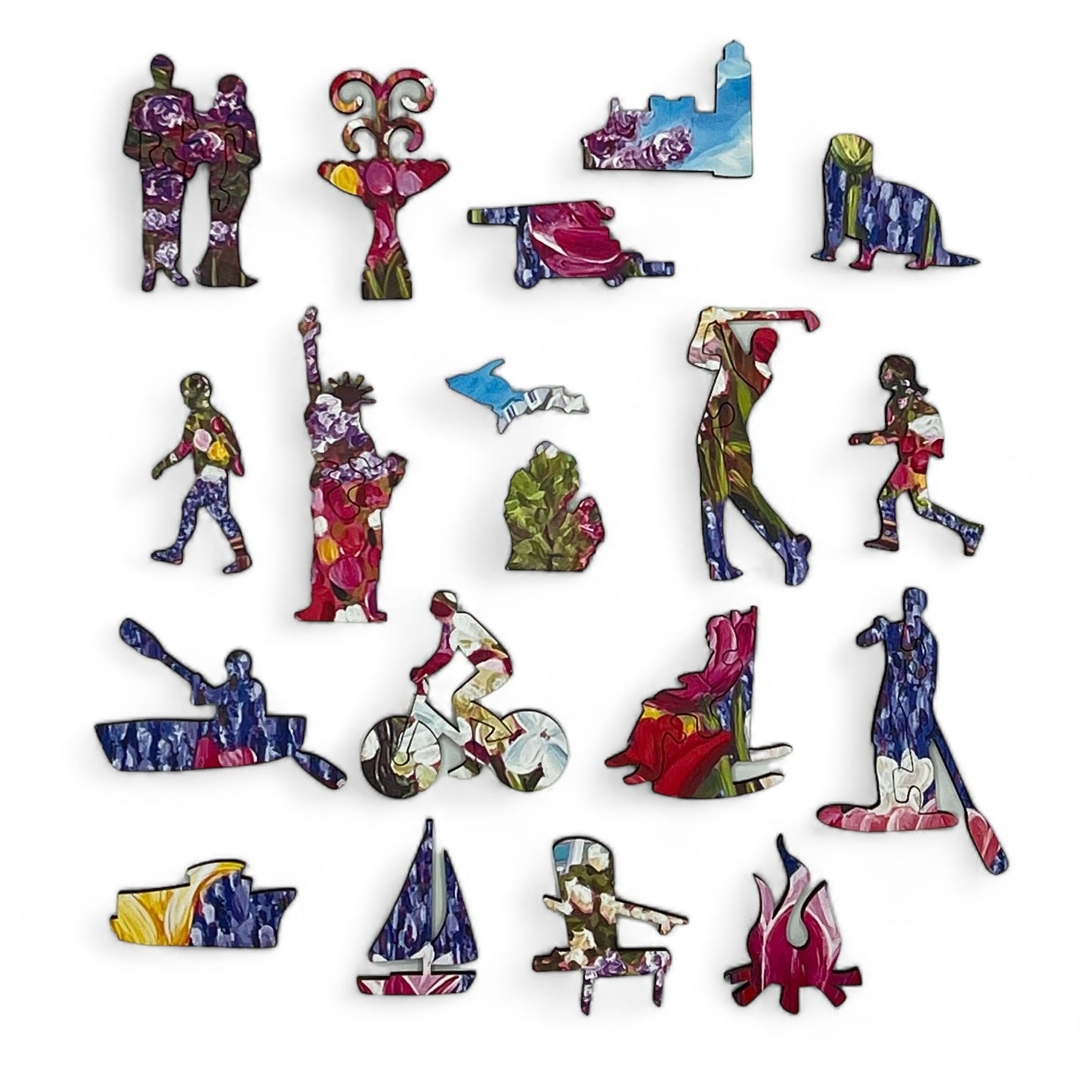 Lilac Secrets Mackinac Island Puzzle by Erynn Rice