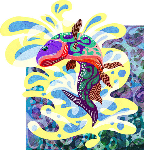 Wooden Fish Puzzle