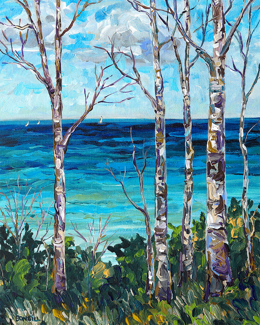 Michigan Birch by Betsy O'Neill