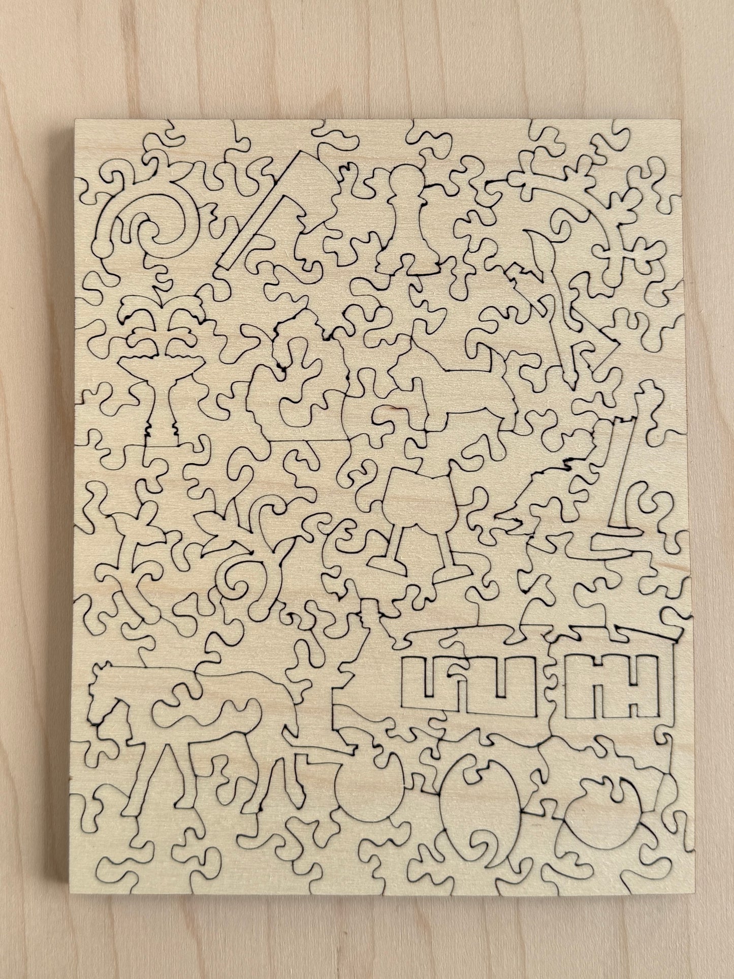 Stars, Stripes, and a Horse-Drawn Carriage Grand Hotel Mackinac Island Puzzle By Erynn Rice
